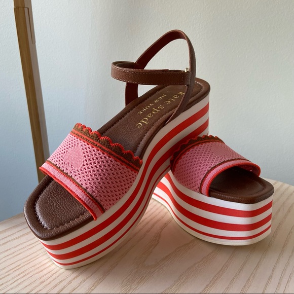 KATE SPADE Highrise Spade Wedged NWOT - Picture 2 of 14